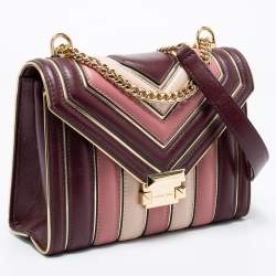 Pre Owned Michael Kors Multicolor Quilted Leather Whitney Shoulder Bag