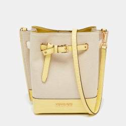 Michael Kors Bags | New Michael Kors Emilia Small Pebbled Leather Satchel | Color: Gold | Size: Os | Rkadur's Closet