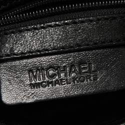 Pre Owned Michael Kors Black Leather Chelsea Shoulder Bag