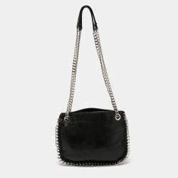 Pre Owned Michael Kors Black Leather Chelsea Shoulder Bag