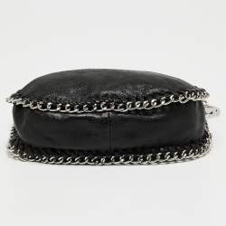 Pre Owned Michael Kors Black Leather Chelsea Shoulder Bag