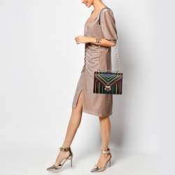 مملوكة مسبقًا Michael Kors Black Leather Whitney Crossbody Bag