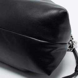 Pre Owned Michael Kors Black Leather Nola Shoulder Bag