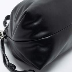 Pre Owned Michael Kors Black Leather Nola Shoulder Bag