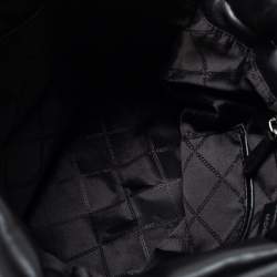 Pre Owned Michael Kors Black Leather Nola Shoulder Bag