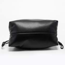 Pre Owned Michael Kors Black Leather Nola Shoulder Bag