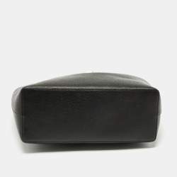 Pre Owned Michael Kors Black Leather Large Karson Carryall Tote