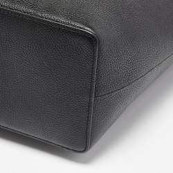 Pre Owned Michael Kors Black Leather Large Karson Carryall Tote