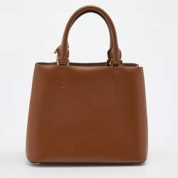 Pre Owned Michael Kors Multicolor Striped Leather and Python Embossed Leather Adele Tote