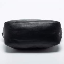 Pre Owned Michael Kors Black Leather Medium Grand Shoulder Bag