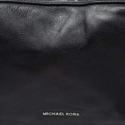 Pre Owned Michael Kors Black Leather Medium Grand Shoulder Bag