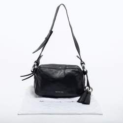 Pre Owned Michael Kors Black Leather Medium Grand Shoulder Bag