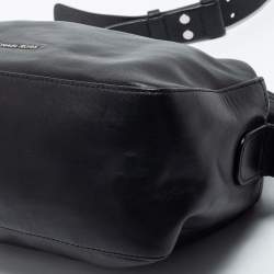 Pre Owned Michael Kors Black Leather Medium Grand Shoulder Bag