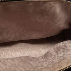 Pre Owned Michael Michael Kors Navy Blue Saffiano Leather Small Savannah Satchel