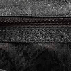 Pre Owned Michael Kors Black Leather Small Ava Top Handle Bag