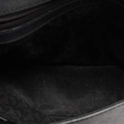 Pre Owned Michael Kors Black Leather Small Ava Top Handle Bag