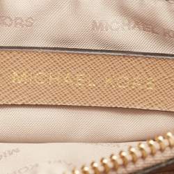 Pre Owned Michael Kors Dusty Pink Studded Leather Mercer Tote