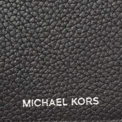 Pre Owned Michael Kors Black Pebbled Leather Convertible Crossbody Bag