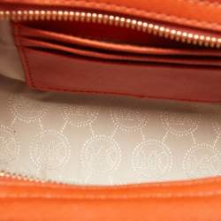 مملوكة مسبقًا Michael Kors Orange Leather Selma Crossbody Bag