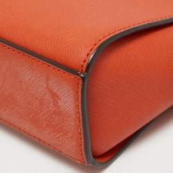 مملوكة مسبقًا Michael Kors Orange Leather Selma Crossbody Bag