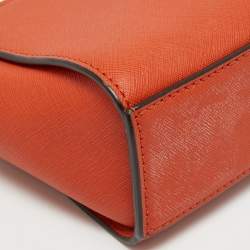 مملوكة مسبقًا Michael Kors Orange Leather Selma Crossbody Bag