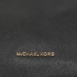 Pre Owned Michael Kors Black Leather Sofia Ballet Shoulder Bag