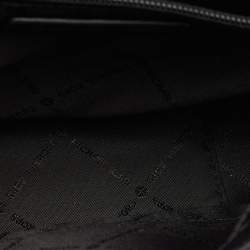 Pre Owned Michael Kors Black Saffiano Leather Medium Brandi Shoulder Bag