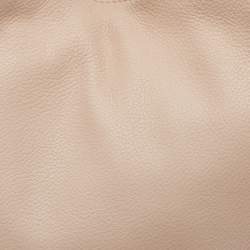 Pre Owned Michael Kors Light Pink Leather Lillie Shoulder Bag