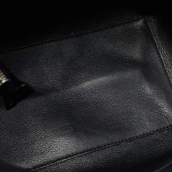 Pre Owned Michael Kors Black Grain Leather Kimberly Tote