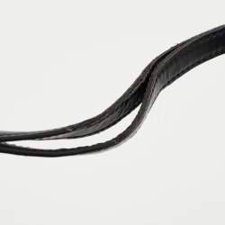 Pre Owned Michael Kors Black Grain Leather Kimberly Tote