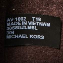 Pre Owned Michael Kors Green Leather Blakely Tote