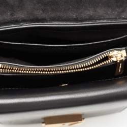 Pre Owned Michael Kors Black Quilted Leather Medium Cece Shoulder Bag