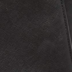 Pre Owned MICHAEL Michael Kors Black Leather Medium Selma Crossbody Bag