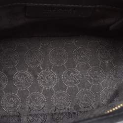 Pre Owned MICHAEL Michael Kors Black Leather Medium Selma Crossbody Bag