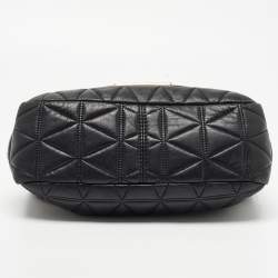 Pre Owned Michael Kors Black Quilted Leather Large Sloan Shoulder Bag