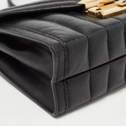 Pre Owned Michael Kors Black Quilted Leather Small Whitney Shoulder Bag