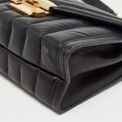 Pre Owned Michael Kors Black Quilted Leather Small Whitney Shoulder Bag