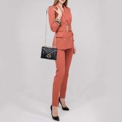 Pre Owned Michael Kors Black Quilted Leather Small Whitney Shoulder Bag