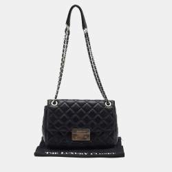 Pre Owned Michael Kors Black Quilted Leather Large Sloan Shoulder Bag