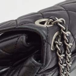 Pre Owned Michael Kors Black Quilted Leather Large Sloan Shoulder Bag