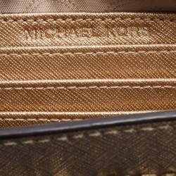 مملوكة مسبقًا Michael Kors Gold Leather Mini Selma Crossbody Bag