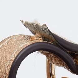 مملوكة مسبقًا Michael Kors Gold Leather Mini Selma Crossbody Bag