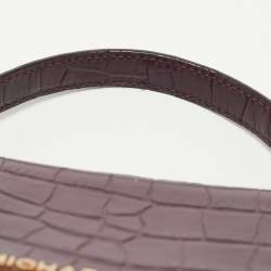 Pre Owned Michael Kors Burgundy Leather Karla Satchel