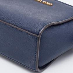 Pre Owned حقيبة كروس مايكل كورس ميني سيلما جلد بني 