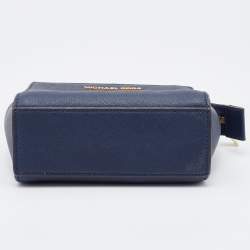 Pre Owned حقيبة كروس مايكل كورس ميني سيلما جلد بني 