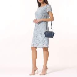 Pre Owned حقيبة كروس مايكل كورس ميني سيلما جلد بني 