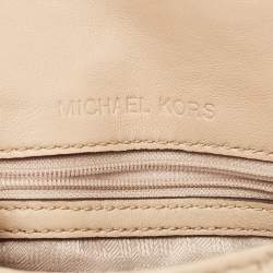 Michael Kors Beige Quilted Leather Sloan Belt Bag