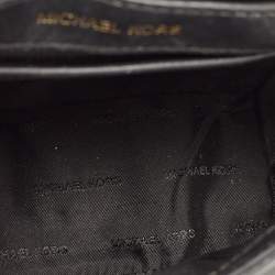 Pre Owned Michael Kors Black Leather Mini Whitney Top Handle Bag