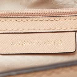 Pre Owned Michael Kors Beige Leather Medium Selma Satchel