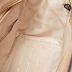 Pre Owned Michael Kors Beige Leather Medium Selma Satchel